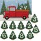 Herrschners Christmas Countdown Truck Wall Hanging Plastic Canvas Kit